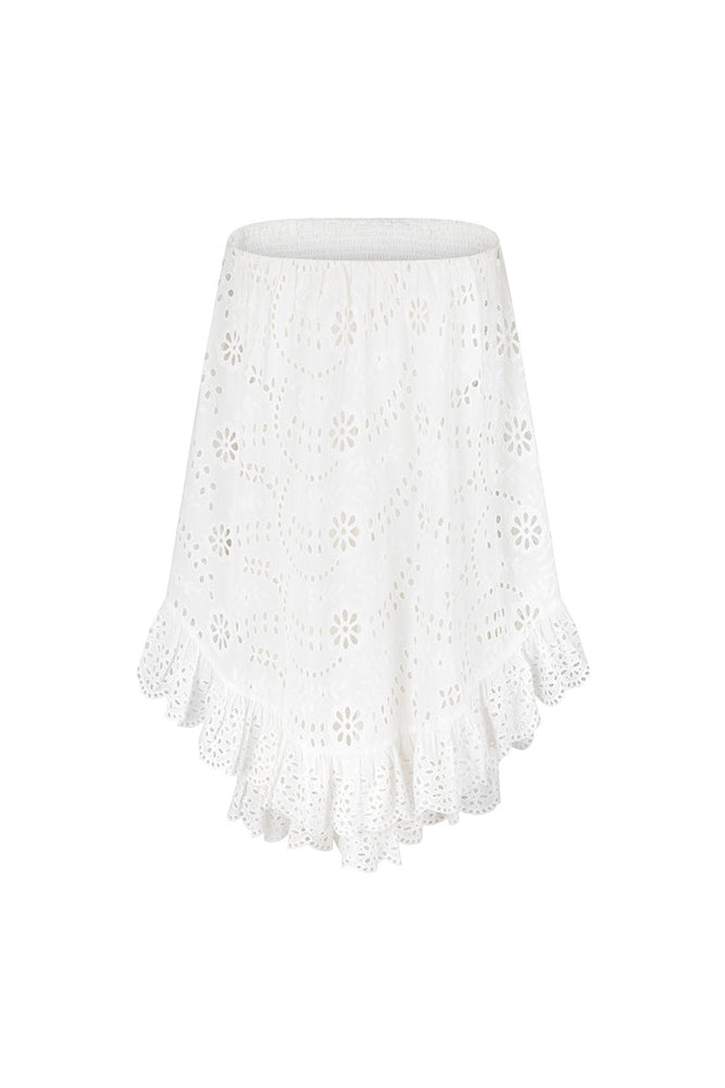 Yaya Lace Scarf Mini Dress