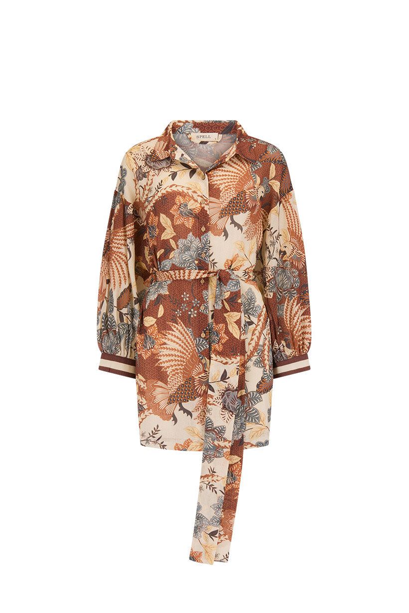 Volcano Goddess Shirt Dress