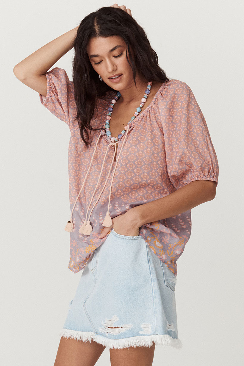 Sweet Nothings Short Sleeve Blouse